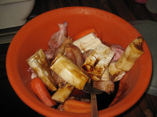 Curry de Poulet, Casavas et Carottes Curry de Poulet, Casavas et Carottes