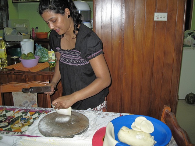 Préparation de roti Préparation de roti