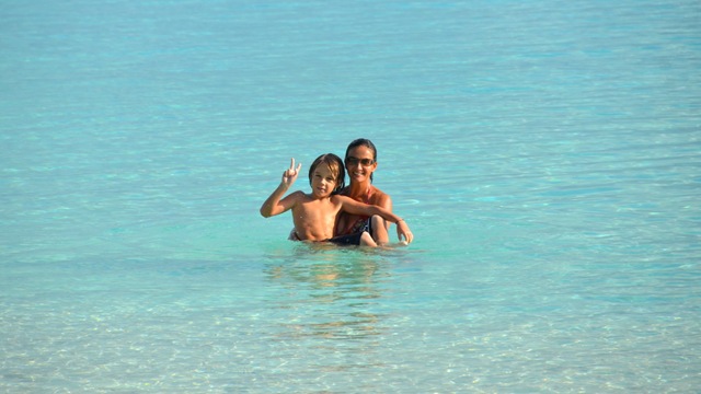 dans la grande piscine des Iles Cocos keeling! ONE_7492